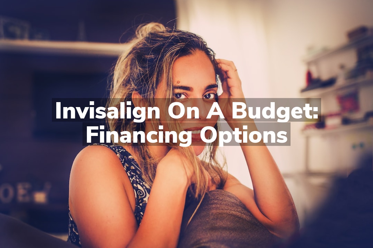 Invisalign on a Budget: Financing Options